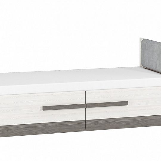 BERNIS ZAG 05-001 čalouněné čelo postele, světle šedá