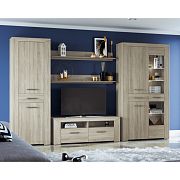 MUNDO obývací stěna, dub sonoma