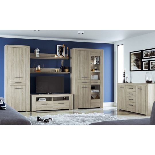 MUNDO obývací stěna, dub sonoma