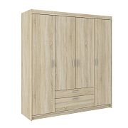 EVERLY 4D-2S šatní skříň, dub sonoma