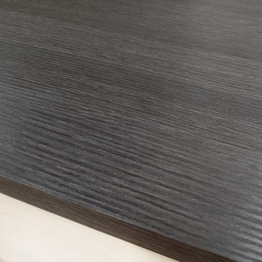 Nicea komoda 5S, jasan bílý/dub mořený tmavý