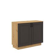 FLAMENGO komoda 2D, dub artisan/grafit