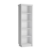 CANTUS regál levý, bílá/bílá lesk