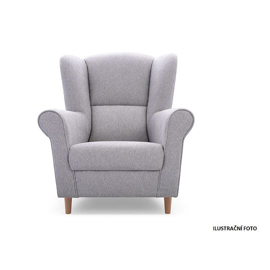 VAREZZA křeslo, starorůžová