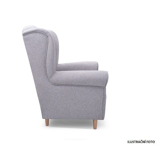 VAREZZA křeslo, starorůžová