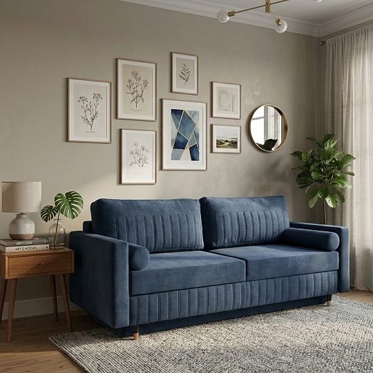 SABINA pohovka, modrá Cloud 74