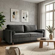 SABINA pohovka, tmavě šedá Cloud 97