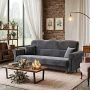 VAREZZA 1 pohovka, tmavě šedá