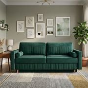 SABINA pohovka, tmavě zelená Cloud 39