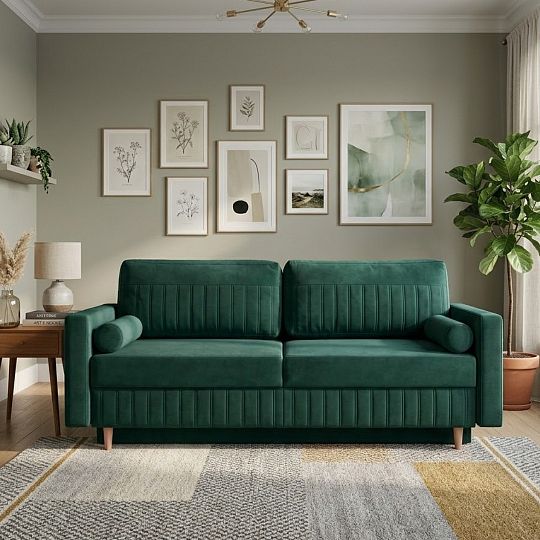 SABINA pohovka, tmavě zelená Cloud 39