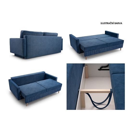 SABINA pohovka, tmavě zelená Cloud 39