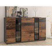 SORENTA komoda, matera/old style grafit