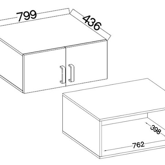 MAXIMUS 112 nástavec, šedá