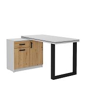 MAXIMUS 140 psací stůl vyšší, šedá/dub artisan