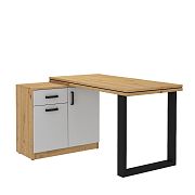 MAXIMUS 140 psací stůl vyšší, dub artisan/šedá