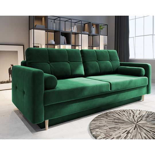 PALIO pohovka, tmavě zelená Kronos 19