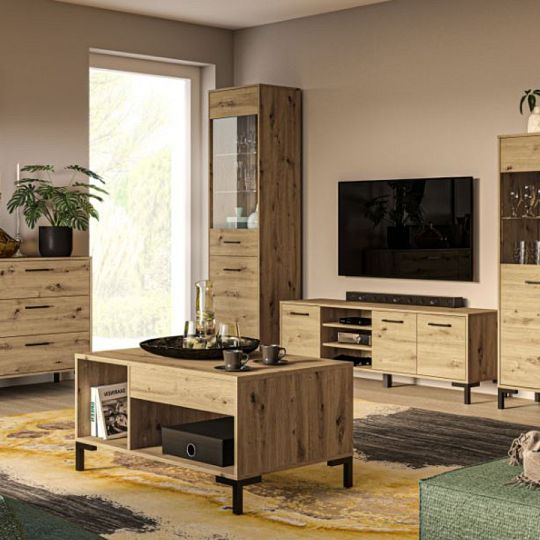 NADIA 18 vitrína, dub artisan