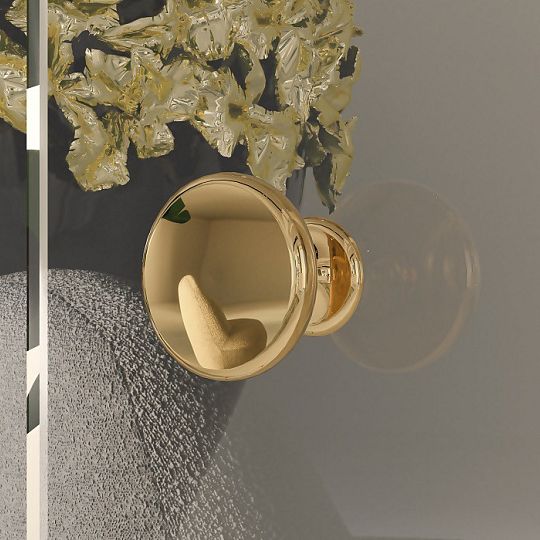 Goldie 03 Vitrína nízká 2W2D, bílá mat/bílý lesk