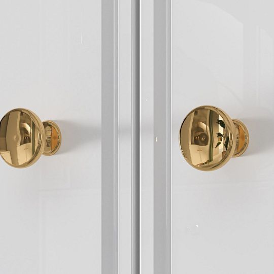 Goldie 04 Komoda 2D3S, bílá mat/bílý lesk