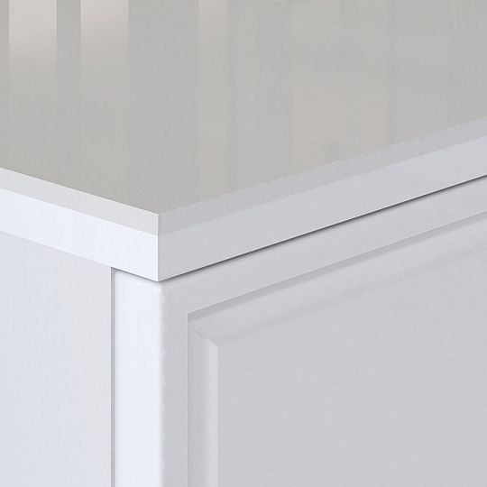 Goldie 04 Komoda 2D3S, bílá mat/bílý lesk