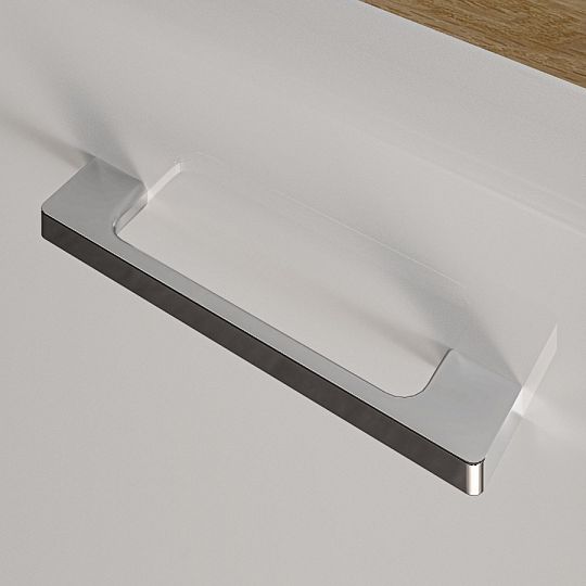 ADA 04 komoda, dub castello/bílá lesk