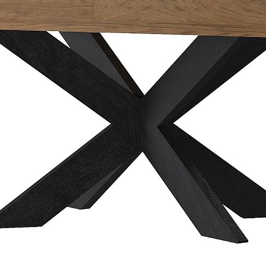 KALIMOS 39 rozkládací jídelní stůl, MASIV dub rustical olejovaný