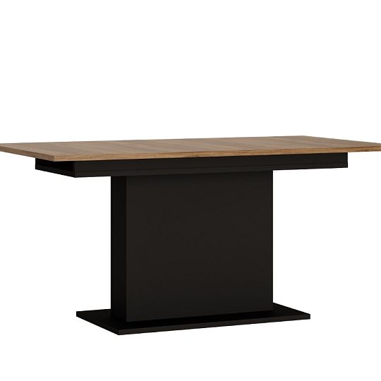MONACO T02 rozkládací jídelní stůl, dub catania/černá