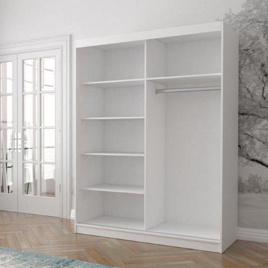 TORONTO šatní skříň 200, dub sonoma/bílá