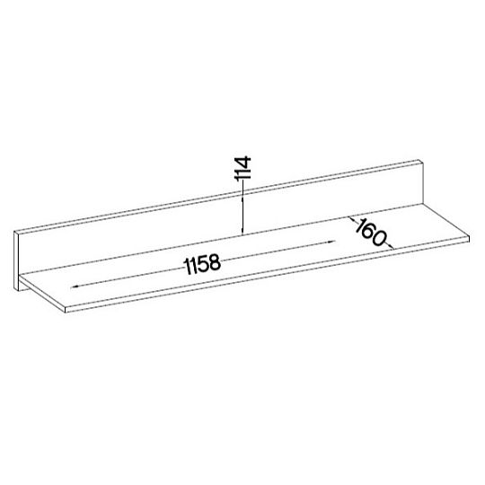 SORENTA NEW LAMELY obývací stěna, bílá/bílá