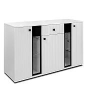 SORENTA NEW LAMELY komoda, bílá/bílá