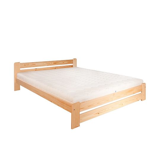 NATÁLIE č.118 masivní postel 140, borovice přírodní