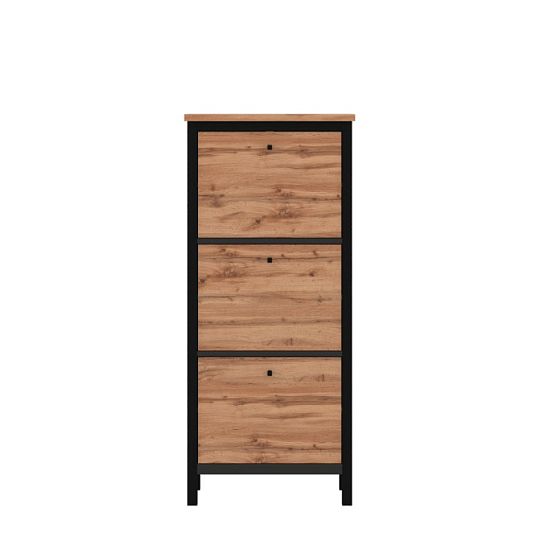 FLAME botník, dub tacho/černá