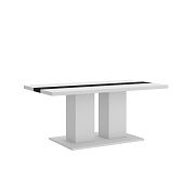 RIKOLA 2 konferenční stolek, bílá/černá