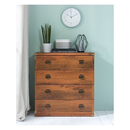 INDIANA II NEW komoda JKOM 4S/80, dub sutter