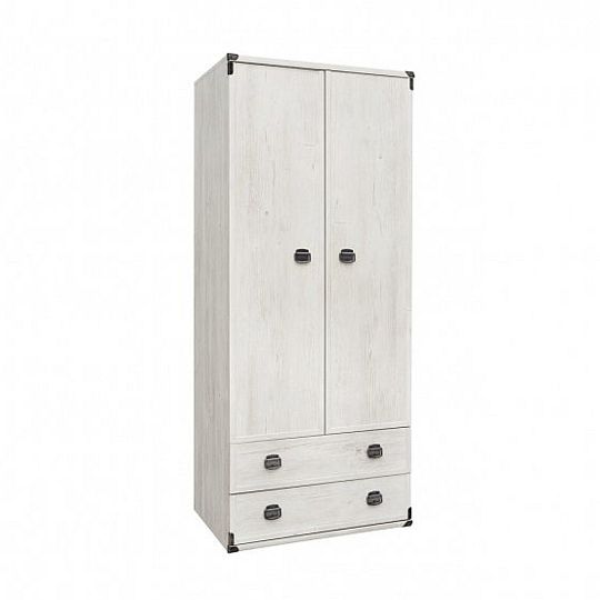 INDIANA II NEW šatní skříň JSZF2D2S/80, borovice bílá