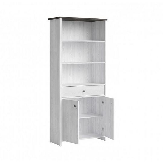 PORTO II NEW 009 regál, modřín světlý/borovice larico