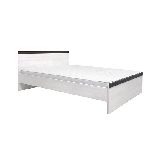 PORTO II NEW 016 postel 140 cm + rošt, modřín světlý/borovice larico