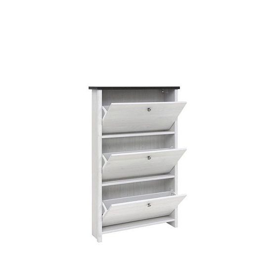 PORTO II NEW 023 botník, modřín světlý/borovice larico