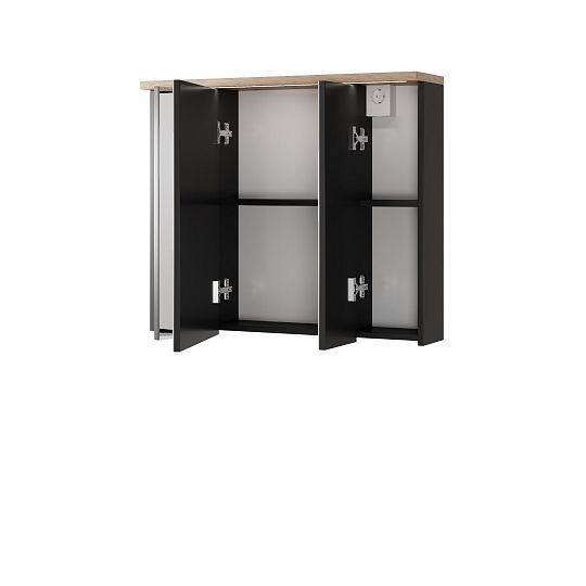 SHEFIELD 58 zrcadlová skříňka, dub artisan/zrcadlo