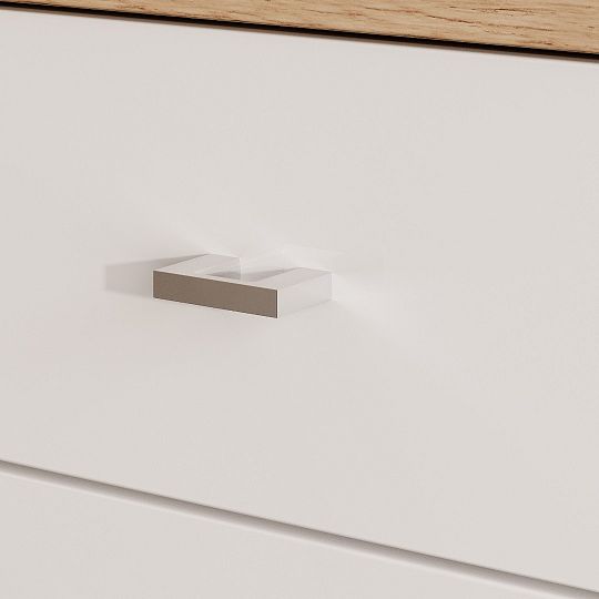 ORFA SILONÉ 71 závěsná skříňka, dub artisan/bílý vysoký lesk