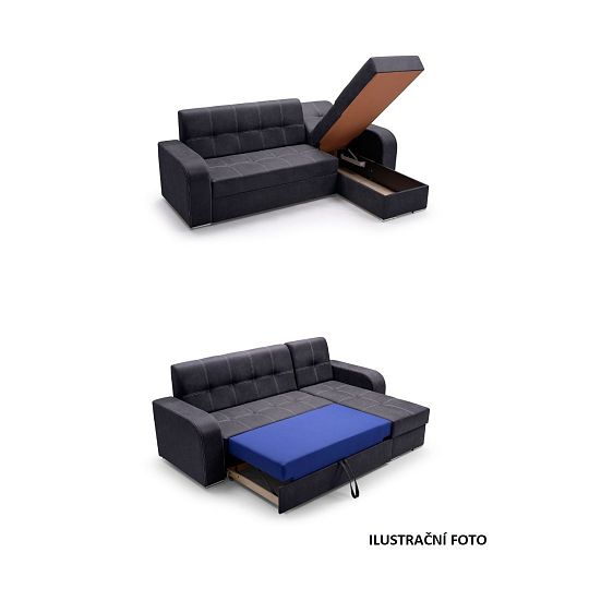 MARAJO sedací souprava, levá, béžová Queens 02