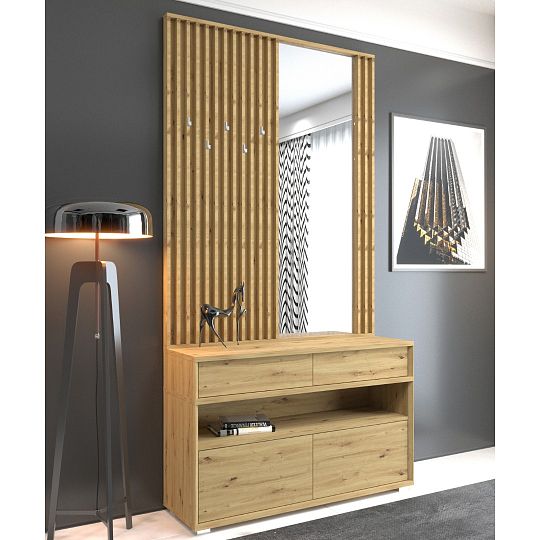 DANIELA předsíňová stěna, dub artisan