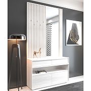 DANIELA předsíňová stěna, jasan bílý