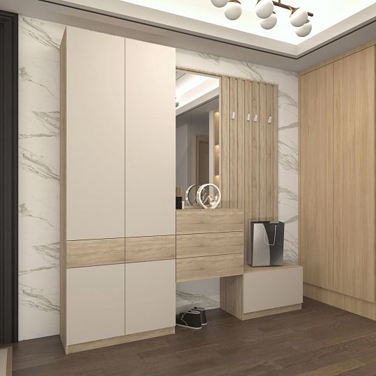 VERONIKA šatní skříň, dub sonoma/kašmír