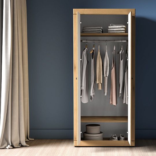 DAKAR 01 šatní skříň, dub pobřežní