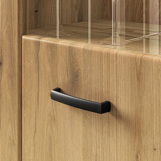 DAKAR 03 nízká vitrína, dub pobřežní