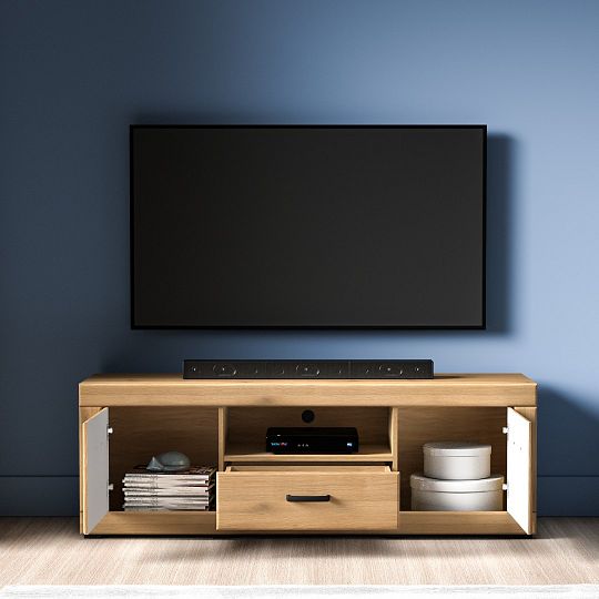 DAKAR 06 televizní stolek, dub pobřežní