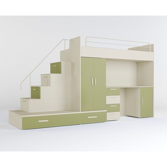 ROSA 5 dětský pokoj, univerzální, kašmír/olivová