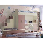 ROSA 5 dětský pokoj, univerzální, kašmír/antická růžová