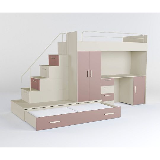 ROSA 5 dětský pokoj, univerzální, kašmír/antická růžová